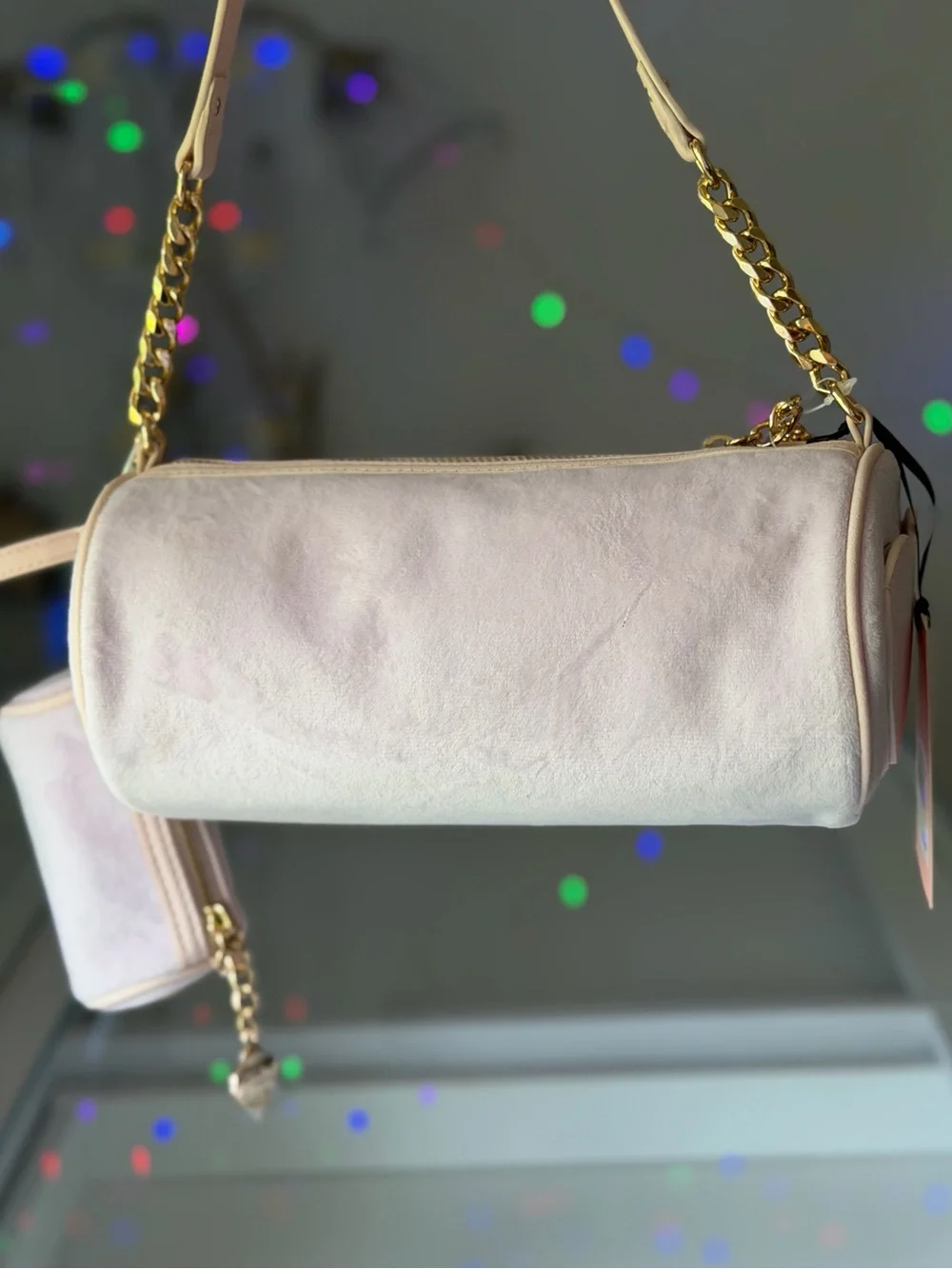 Juicy Couture Lilac Velour Barrel Bag Coin Pouch Y2K 2000s Choose Scottie Dogs